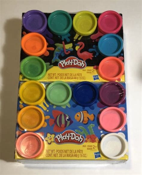 Neon Play Doh Non Toxic Modeling Compound With 8 Colors Ships For Sale