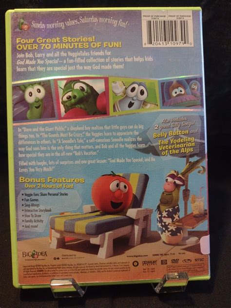 Veggietales God Made You Special Dvd Ebay