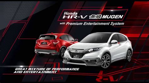 Honda Hr V Mugen With Premium Entertainment System Great Mixture Of