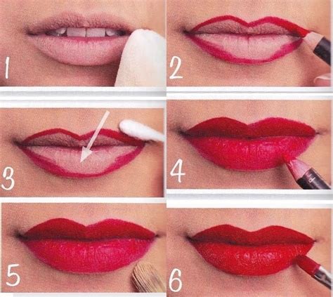 Step By Step To Apply Lipstick Do It Urself Pinterest Step By