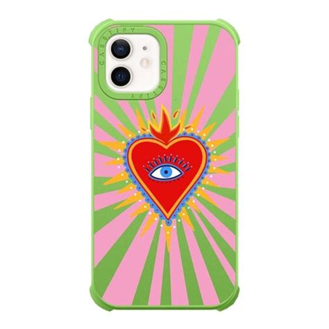 Casetify Iphone 12 Pro Impact Case Pink Flaming Heart For Women In 2022 Casetify Iphone