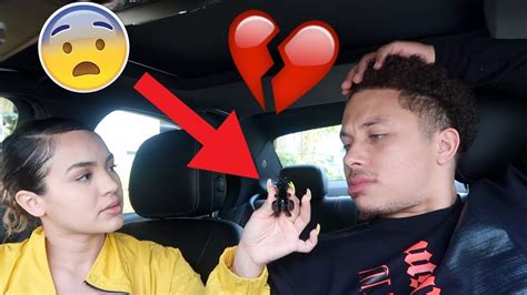 I Cheated On My Girlfriend In Her New Car Prank She Breaks Up With