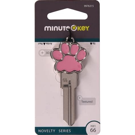 Minute Key Silver 66 Kw1 Brass Houseentry Key Blank In The Key Blanks