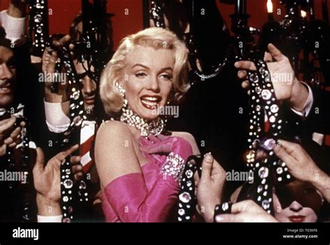 Marilyn Monroe Gentlemen Prefer Blondes Stock Photo Alamy