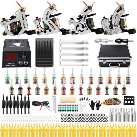 Buy Solong Tattoo Complete Starter Beginner Tattoo Kit Pro Machine S