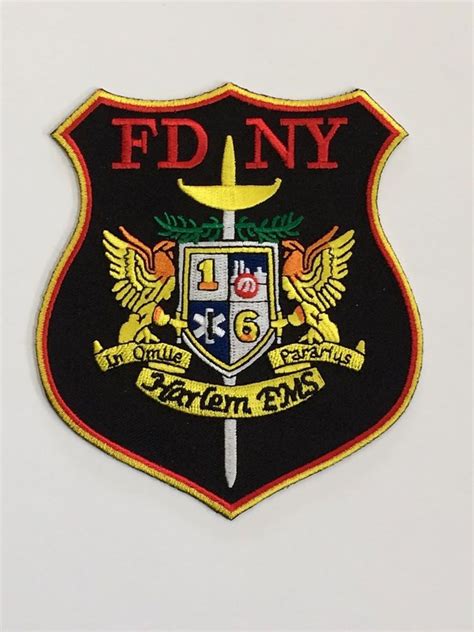 Rare Fdny Ems Station 16 Harlem Ems Patch Ems Patch Fdny Patches