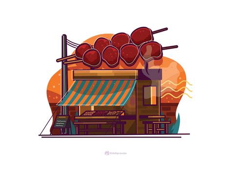 Angkringan sate by Aditya Pranata on Dribbble