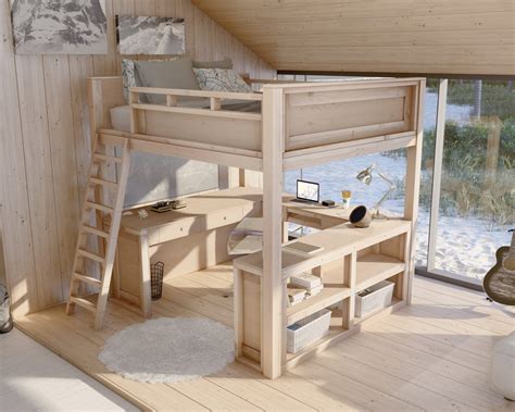 Diy Sleep Study Full Loft Bed Plans Diy Projects Plans