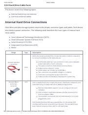 Testout Labsim Hard Drive Cable Facts Pdf Pm