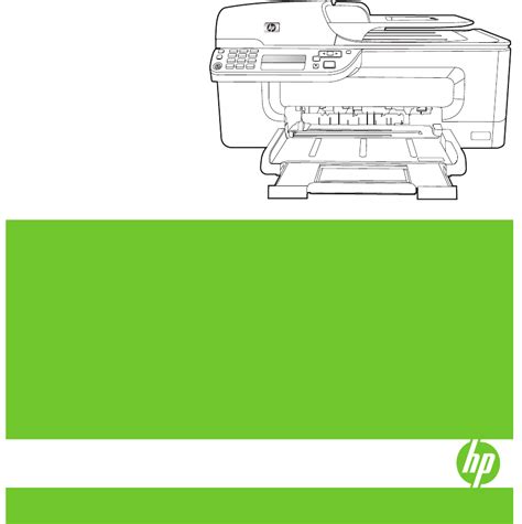 Hp Hewlett Packard All In One Printer J User Guide