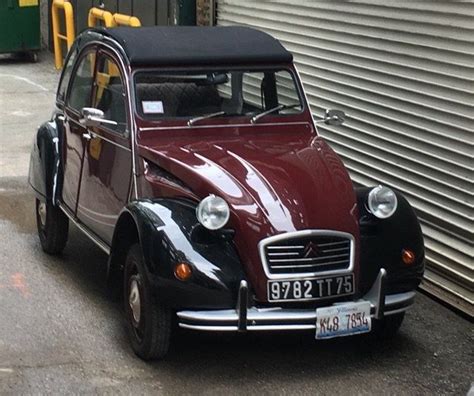 Citroen Cv Charleston Convertible Black And Burgundy For Sale