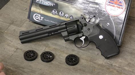 Review Colt Python Co2 Pellet Pistol Youtube