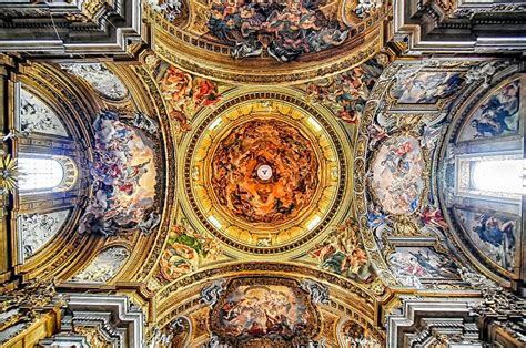 The Insanely Detailed Ceilings Of The Churches Of Rome FREEYORK