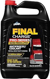 Amazon PEAK Final Charge PRO Series 50 50 Prediluted Antifreeze