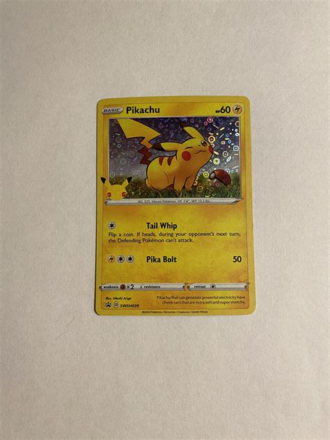 Mavin Pokemon Pikachu Holo General Mills Promo Card Swsh Th