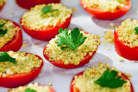 Recette tomates à la provençale à la chapelure Marie Claire