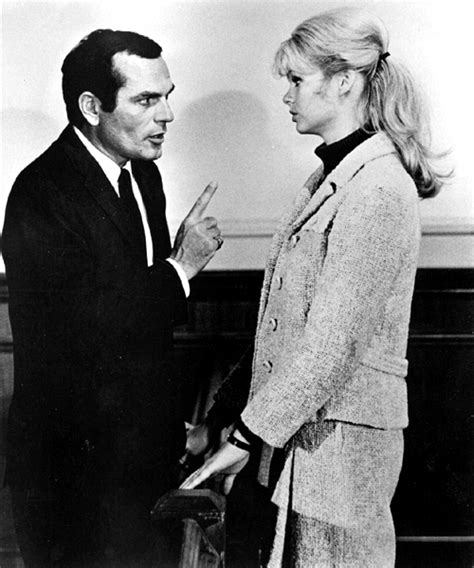 Lynda And Actor Don Gordon In The Episode The Trial From The Tv Show The Invaders 1967