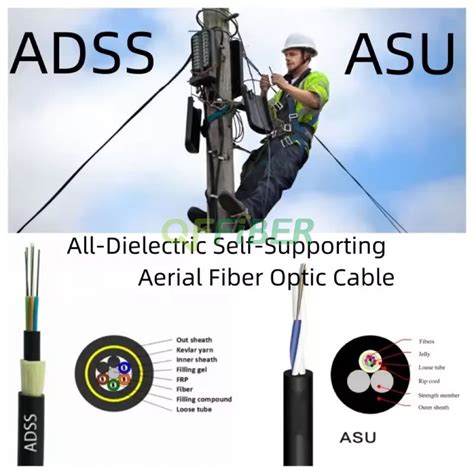 Mini Adss Asu Overhead M Span Core Drop Cable Price Per Meter