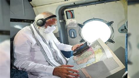 Cyclone Tauktae Pm Conducts Aerial Survey Of Gujarat Announces Rs