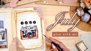 July 2024 Bullet Journal Setup PLAN WITH ME Vintag Doovi