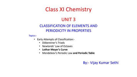 Solution Class 11 Chapter 3 Classification Of Elements Studypool