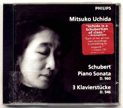 Mitsuko Uchida Schubert Piano Sonata D Cd Philips New