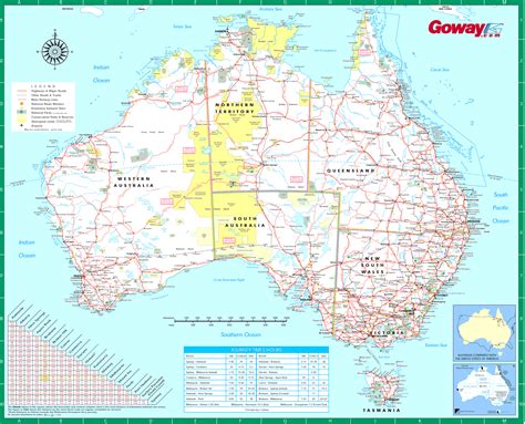 map of australia and cities 4