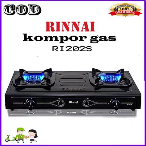 Jual RINNAI Kompor Gas 2 Tungku RI202S RI 202 S Sun Burner Original