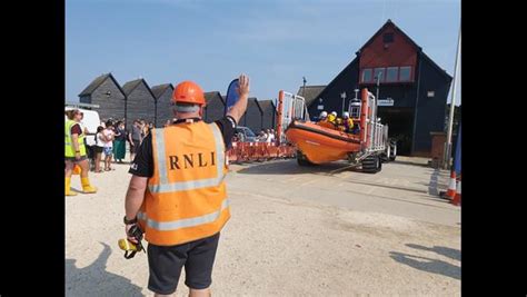 Whitstable Rnli Lifeboat Assists Trawler Rnli