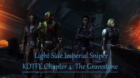 SWTOR LIGHT Female Imperial Agent KOTFE Chapter 4 The Gravestone