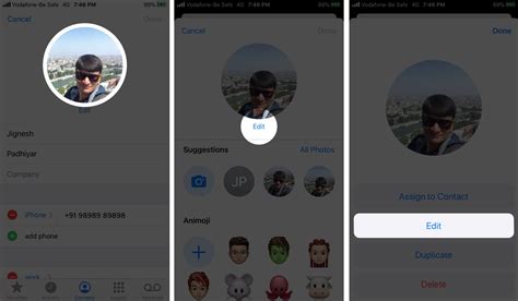 Comment obtenir une photo de contact en plein écran pour les appels