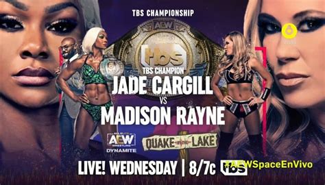 Madison Rayne y Jade Cargill lucharán por el Campeonato de TBS en AEW