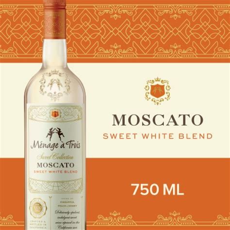 Menage A Trois Sweet Collection Moscato Sweet White Wine 750 Ml King