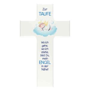 Taufkreuz Kinderkreuz Zur Taufe Schutzengel Blau Auf Wolke Holz Wei