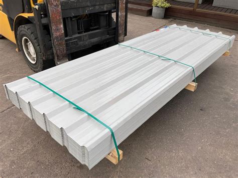 Goosewing Grey PVC Plastisol Coated Profile Roofing Sheets