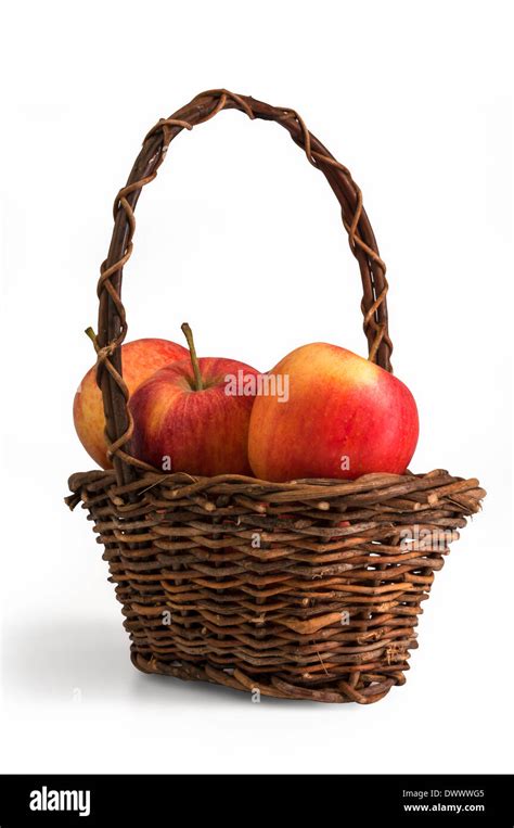 Supermarket Apples Shopping Basket Hi Res Stock Photography And Images