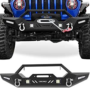 Amazon Oedro Parachoques Delantero Compatible Con Jeep Wrangler Jl