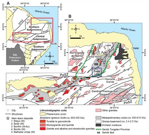 Scielo Brasil Spectral Characterization Of The Umbuzeiro Doce Skarn