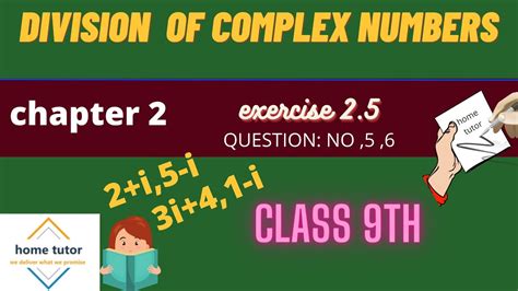 Division Of Complex Numbershow To Divide Complex Numberscomplex