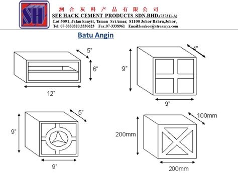 ventilation block batu angin ken hoe trading sdn bhd