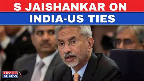 Live News S Jaishankar Lauds Indians Contribution In USA S