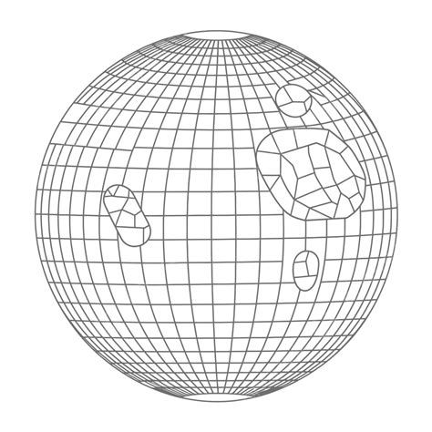 Dibujo De Diagrama Un Globo Terr Queo Sobre Croquis Contorno Fondo