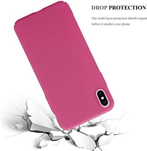 Cadorabo Hoesje Voor Apple IPhone XS MAX In FROSTY ROZE Hard Case