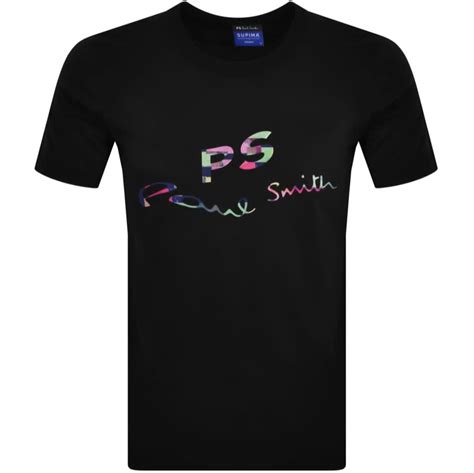 Paul Smith Logo T Shirt Black | Mainline Menswear United States