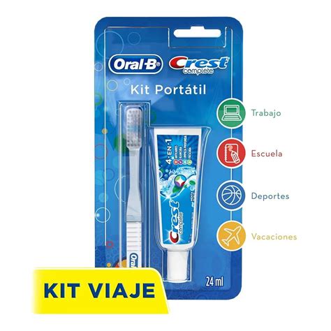 Kit Port Til Oral B Crest Complete Cepillo Dental Pasta Dental Ml