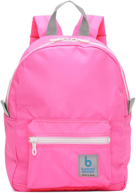 Enfant Mini Sac Dos Rose En Canevas Par Kodomo Beams Ssense France