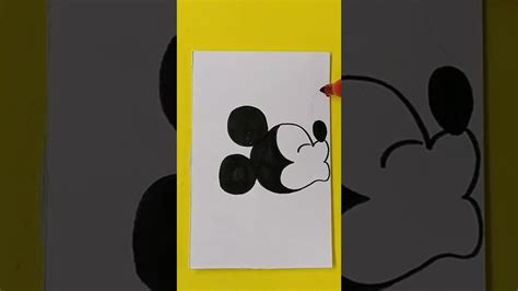 Como Dibujar A Mickey Mouse Y Minnie Juntos Enamorados Shorts YouTube