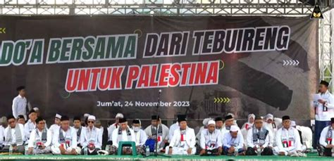 Ribuan Santri Tebuireng Doakan Palestina Israel Penjahat Perang Seret