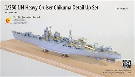 Veryfire Ijn Chikuma Detail Up Set For Tamiya Vf Boats