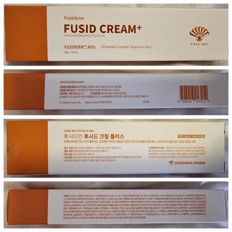 Korean Intensive Recovery Formula Fusidyne Fusid Cream Plus Ver 45g